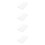 4Pcs Iron Wall Mount Router Storage Shelf Stable White Holder 8