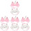 8 Pcs Patterned Sleep Mask For Night Use 4