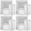 20Pcs Lightweight Grey Mesh Laundry Bags for Washing Machine Use 5