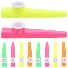 144St Eenvoudige Plastic Kazoos Voor Kinderen Kleurrijk En Leuk