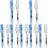 14Pcs Ergonomic Refillable Brush Pens Plastic for Calligraphy Writing 5
