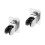 2Pcs Heavy Duty Silver Suction Shower Holder Adjustable Shower Bracket 8