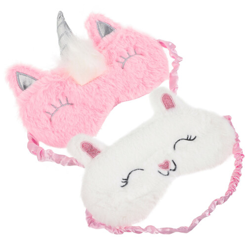 8 Pcs Patterned Sleep Mask For Night Use