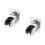 2Pcs Heavy Duty Silver Suction Shower Holder Adjustable Shower Bracket 10