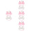 8 Pcs Patterned Sleep Mask For Night Use 7