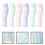 12Pcs Wide Tooth Plastic Hair Combs Lightweight Styling for Men Women 11