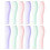 12Pcs Wide Tooth Plastic Hair Combs Lightweight Styling for Men Women 7