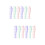 12Pcs Wide Tooth Plastic Hair Combs Lightweight Styling for Men Women 9