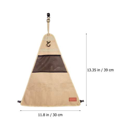 3Pcs Multi Hanging Triangle Utensil Holder Camping Tool Organizer Bag 1