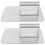 2Pcs Press Tool Rust Resistant Non-Stick Patty Maker 7