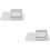 2Pcs Press Tool Rust Resistant Non-Stick Patty Maker 8