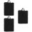 3Pcs Black Polyester Air Fryer Protective Covers for Home Kitchen Use 8