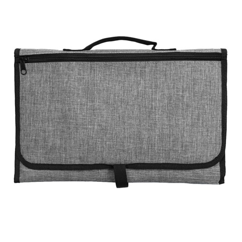 2Pcs Grey Baby Portable Diaper Mat Waterproof Foldable Changing Pad