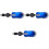 6Pcs Mini Blue Retractable Cord Optical USB Mouse for Computer Use 3