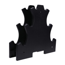 3Pièces Support Haltères Compact Noir Accessoire Fitness Maison