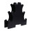 3Pièces Support Haltères Compact Noir Accessoire Fitness Maison 1