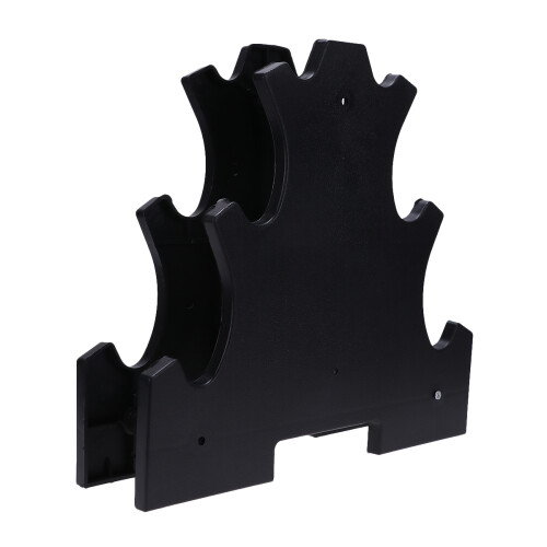 3Pièces Support Haltères Compact Noir Accessoire Fitness Maison