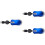 6Pcs Mini Blue Retractable Cord Optical USB Mouse for Computer Use 6