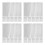 Set Of 4 Waterproof Book Sleeve Protector Case Clear Plastic Covers 5