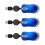 6Pcs Mini Blue Retractable Cord Optical USB Mouse for Computer Use 8