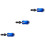 6Pcs Mini Blue Retractable Cord Optical USB Mouse for Computer Use 5