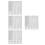 Set Of 4 Waterproof Book Sleeve Protector Case Clear Plastic Covers 3