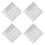 Set Of 4 Waterproof Book Sleeve Protector Case Clear Plastic Covers 6