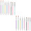 2Sets Portable Nail Pens Assorted Color Durable DIY Nail Art Tools 6
