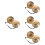 4 Sets Pure Copper Bell Manual Hand Bell 8