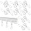 2 Pack Curtain Hooks And Gliders Runner Track Carriers Accessory 1