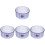 4Pcs Quiet Hamster Exercise Wheel Plastic Running Jogging Plaything 4