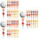 36Pcs Plastic Golf Tees Assorted Colors Durable Funny Designs for Golf 7