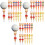 36Pcs Plastic Golf Tees Assorted Colors Durable Funny Designs for Golf 3