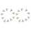80Pcs Ergonomic Silver Alloy Multi-Function Household Pant Buttons 11