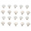 80Pcs Ergonomic Silver Alloy Multi-Function Household Pant Buttons 10