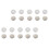 80Pcs Ergonomic Silver Alloy Multi-Function Household Pant Buttons 9