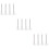12Pcs Strong Plastic Mini Caliper White Two-Way Measurement Tool 9