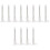 12Pcs Strong Plastic Mini Caliper White Two-Way Measurement Tool 3