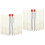 2 Sets Soapstone Pen Round Refill Iron 5