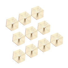 20 Pcs Unfinished Wooden Gyroscope Toy for Kids