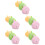 15Pcs Household Shower Sponge Ball Easy Hold Bath Scrubber Assorted 8