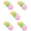 15Pcs Household Shower Sponge Ball Easy Hold Bath Scrubber Assorted 10