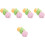15Pcs Household Shower Sponge Ball Easy Hold Bath Scrubber Assorted 6