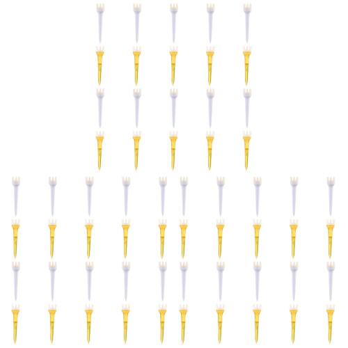 60Pcs Durable Plastic Golfs Tees Golf Practice Ball Stand 2