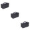 3pcsbag Storage Black Bag Cd Capacity Dvd 9