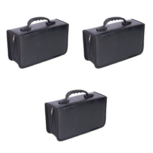 3pcsbag Storage Black Bag Cd Capacity Dvd 2