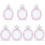 7St Display Frame Roze Manicure Houder Retro Stijl 2