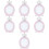 7St Display Frame Roze Manicure Houder Retro Stijl 8