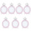 7St Display Frame Roze Manicure Houder Retro Stijl 3