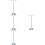 4Sets Verstelbare Metalen Displayhouder Voor Posters En 8